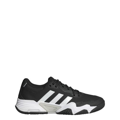 Rückansicht von adidas Solematch Control 2 Tennisschuh Tennisschuhe Herren Core Black / Cloud White / Silver Metallic
