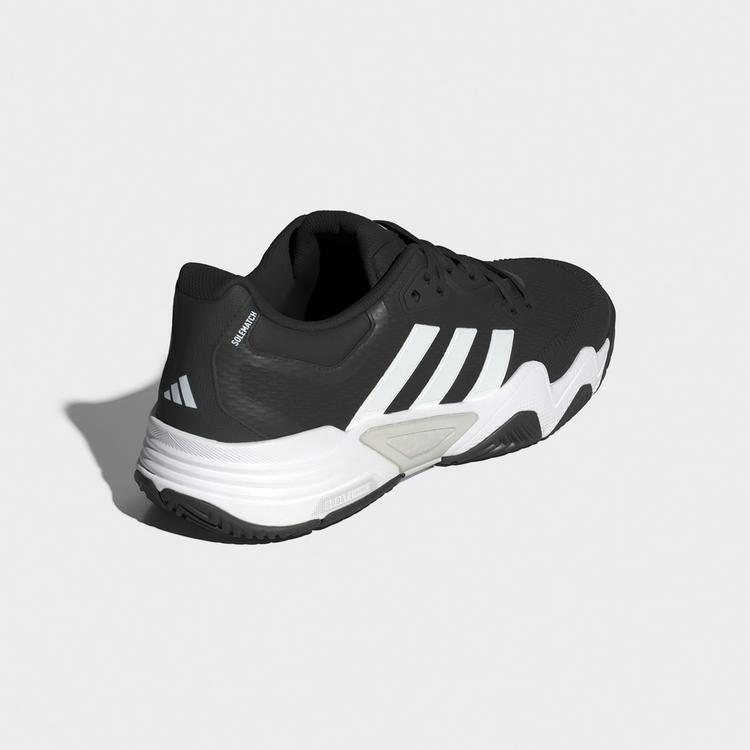 adidas adidas Solematch Control 2 Tennisschuh Tennisschuhe - Core Black / Cloud White / Silver Metallic - 4 | SportScheck