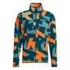 adidas Terrex Multi Printed Fleecejacke Fleecejacke Herren - Aurora Ivy / Semi Impact Orange