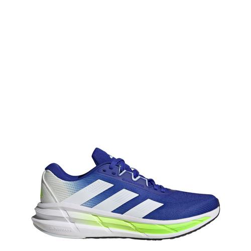 Rückansicht von adidas Questar 3 Laufschuh Laufschuhe Lucid Blue / Cloud White / Lucid Lemon