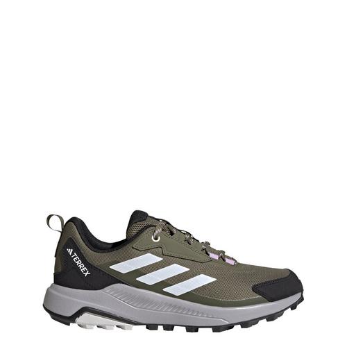 Rückansicht von adidas Terrex Anylander Wanderschuh Wanderschuhe Damen Olive Strata / Dash Grey / Night Cargo