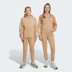 Rückansicht von adidas adidas Tapered-Leg Z.N.E. Kids Hose Stoffhose Kinder Warm Sandstone / Beige