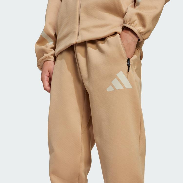 adidas adidas adidas Tapered-Leg Z.N.E. Kids Hose Stoffhose Kinder - Warm Sandstone / Beige - 0 | SportScheck