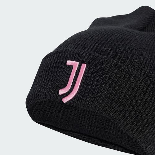 Rückansicht von adidas Juventus Turin Home Mütze Beanie Black / Bliss Pink