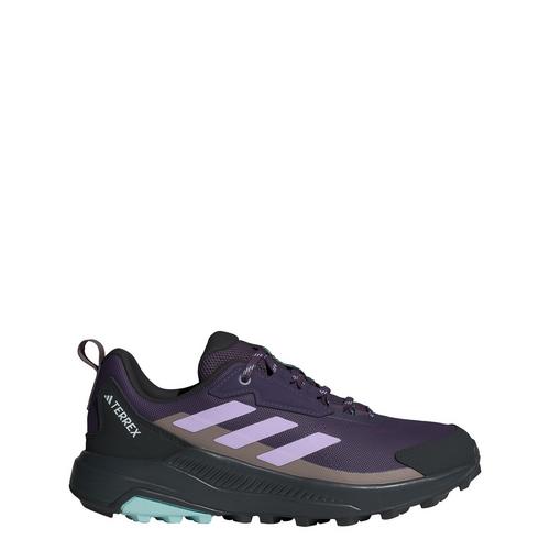 Rückansicht von adidas Terrex Anylander Wanderschuh Wanderschuhe Damen Aurora Plum / Powder Plum / Trace Brown