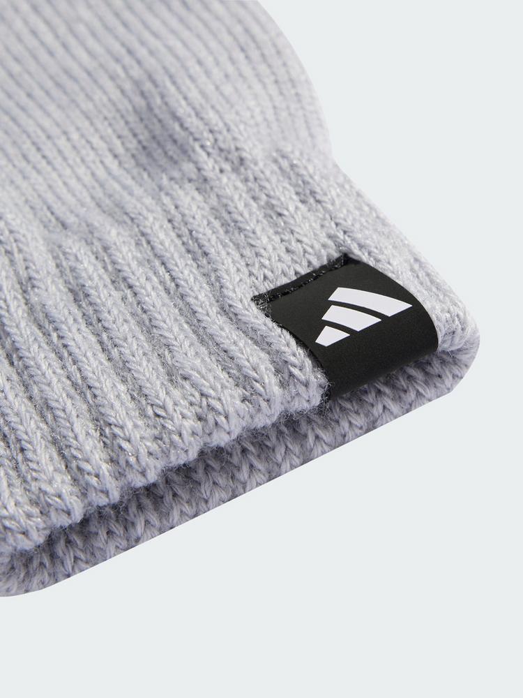 adidas adidas Set aus Handschuhen und M&uuml;tze Beanie - Light Grey Heather / White - 1 | SportScheck