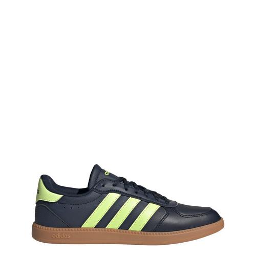 Rückansicht von adidas Breaknet Sleek Schuh Sneaker Damen Legend Ink / Hi-Res Yellow / Gum