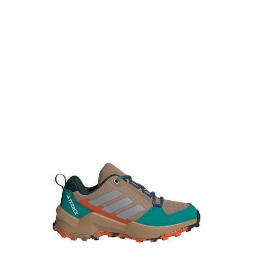 Rückansicht von adidas Terrex Ax4r Wanderschuh Wanderschuhe Kinder Cardboard / Matte Silver / Pure Teal