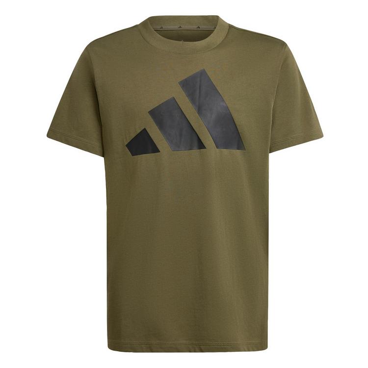 adidas adidas Essentials Kids T-Shirt Funktionsshirt Kinder - Olive Strata / Black - 0 | SportScheck