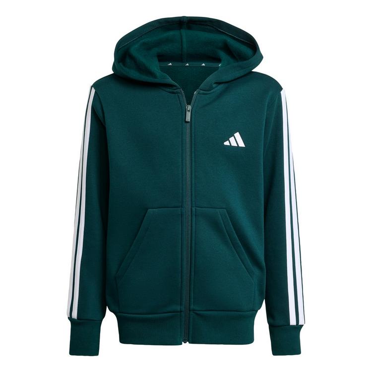 adidas adidas Essentials Kids Kapuzenjacke Hoodie Kinder - Aurora Ivy / White - 0 | SportScheck