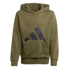 adidas Essentials Kids Hoodie Hoodie Kinder Olive Strata / Black