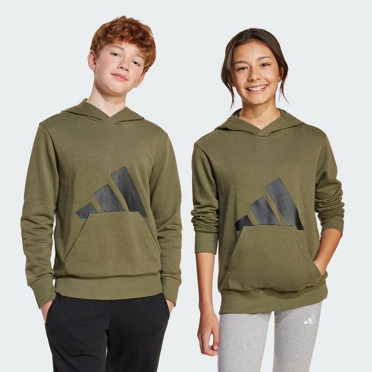 adidas adidas Essentials Kids Hoodie Hoodie Kinder - Olive Strata / Black - 0 | SportScheck