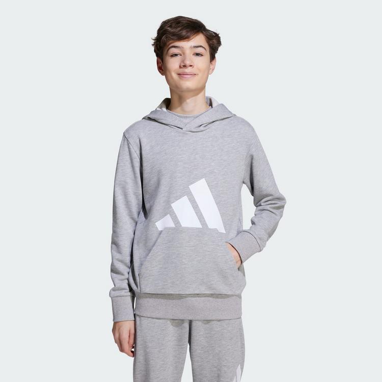 adidas adidas Essentials Kids Hoodie Hoodie Kinder - Medium Grey Heather / White - 0 | SportScheck