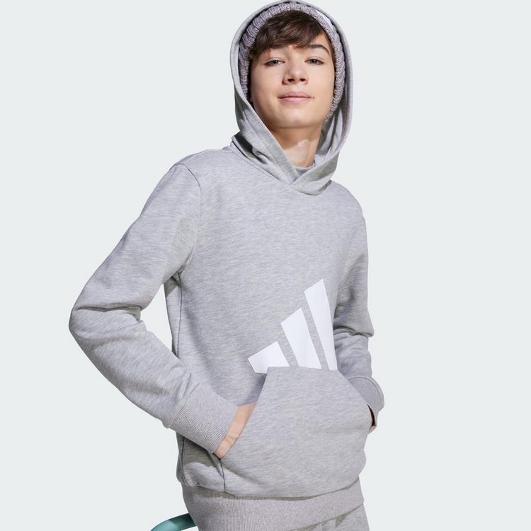 adidas adidas Essentials Kids Hoodie Hoodie Kinder - Medium Grey Heather / White - 0 | SportScheck