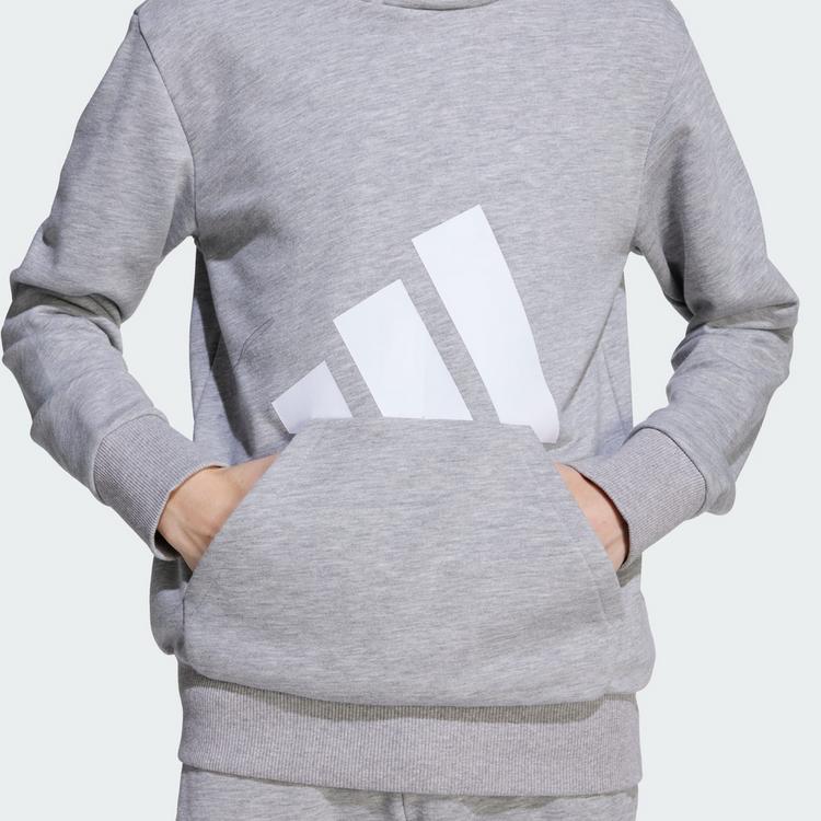 adidas adidas Essentials Kids Hoodie Hoodie Kinder - Medium Grey Heather / White - 1 | SportScheck