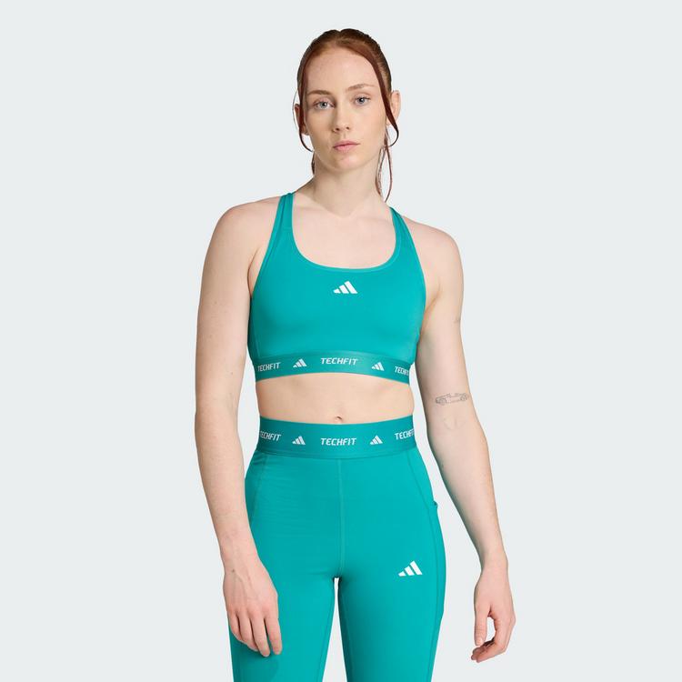adidas adidas TECHFIT Sport-BH BH Damen - Pure Teal - 0 | SportScheck