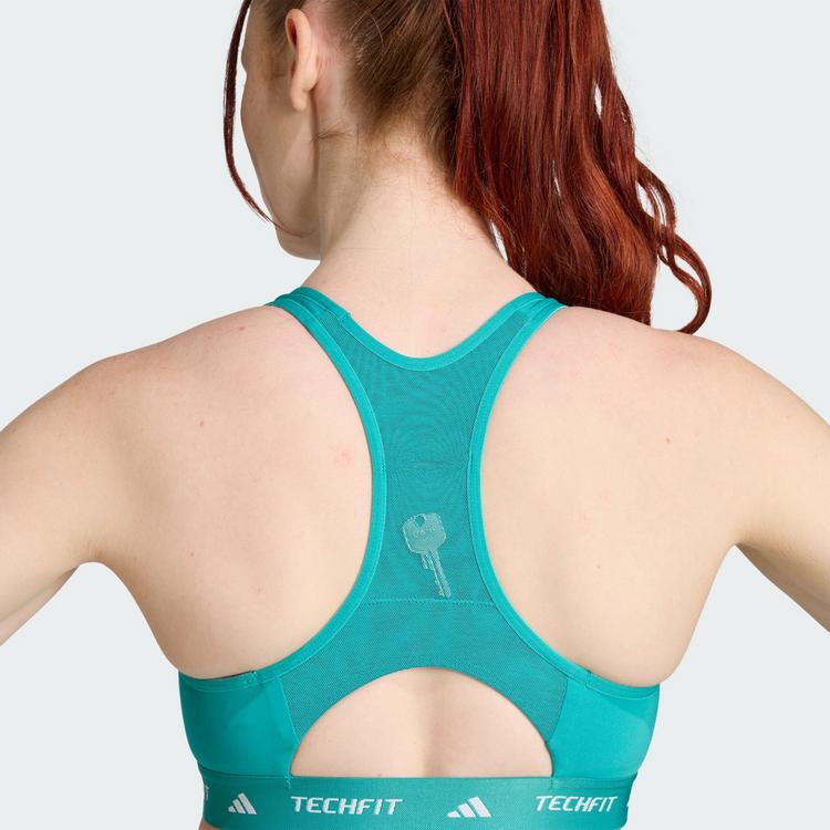 adidas adidas TECHFIT Sport-BH BH Damen - Pure Teal - 1 | SportScheck