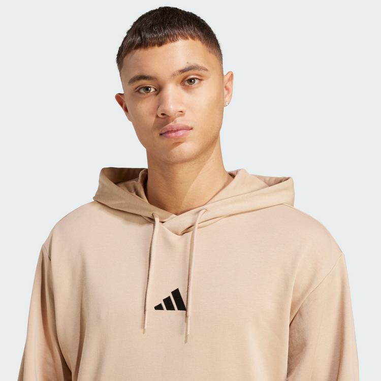 adidas adidas Essentials Feelcozy French Terry Hoodie Hoodie Herren - Warm Sandstone / Black - 0 | SportScheck