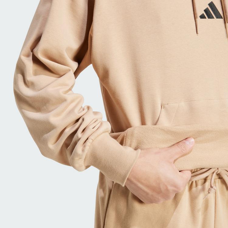 adidas adidas Essentials Feelcozy French Terry Hoodie Hoodie Herren - Warm Sandstone / Black - 1 | SportScheck
