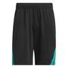 adidas Legends 3-Streifen Basketball Shorts Basketball-Shorts Herren - Black / Pure Teal