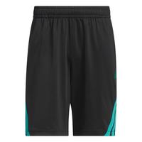 adidas Legends 3-Streifen Basketball Shorts Basketball-Shorts Herren - Black / Pure Teal