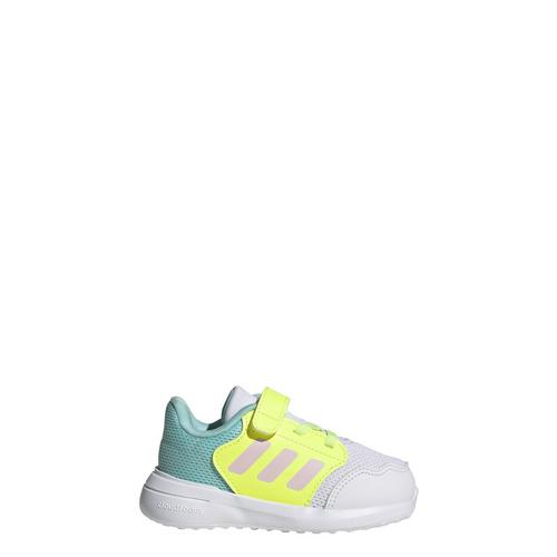 Rückansicht von adidas Tensaur Run 3.0 Kids Schuh Sneaker Kinder Cloud White / Clear Pink / Hi-Res Yellow