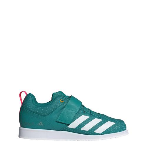 Rückansicht von adidas Powerlift 5 Gewichtheberschuh Fitnessschuhe Pure Teal / Cloud White / Powder Teal