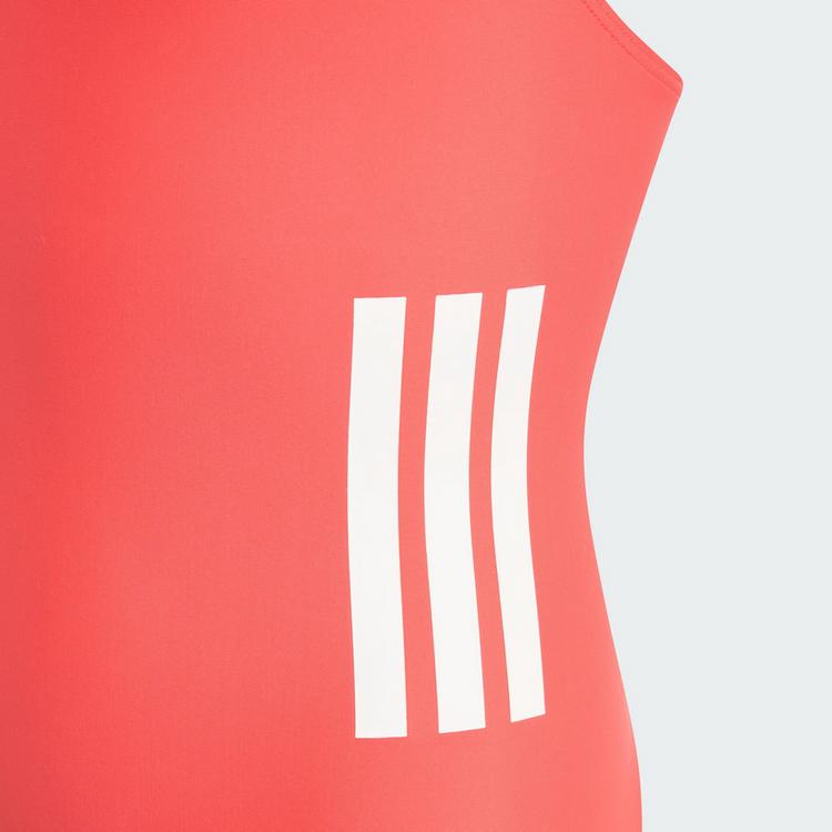 adidas adidas 3-Streifen C-Back Kids Badeanzug Badeanzug Kinder - Semi Lucid Red / White - 2 | SportScheck