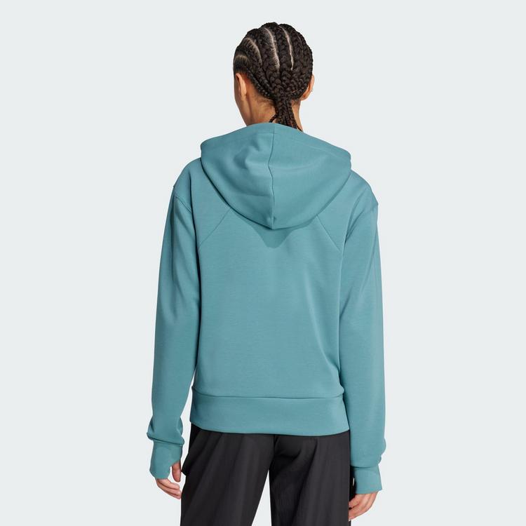 adidas adidas Designed 4 Training Kapuzenjacke Hoodie Damen - Preloved Teal - 1 | SportScheck