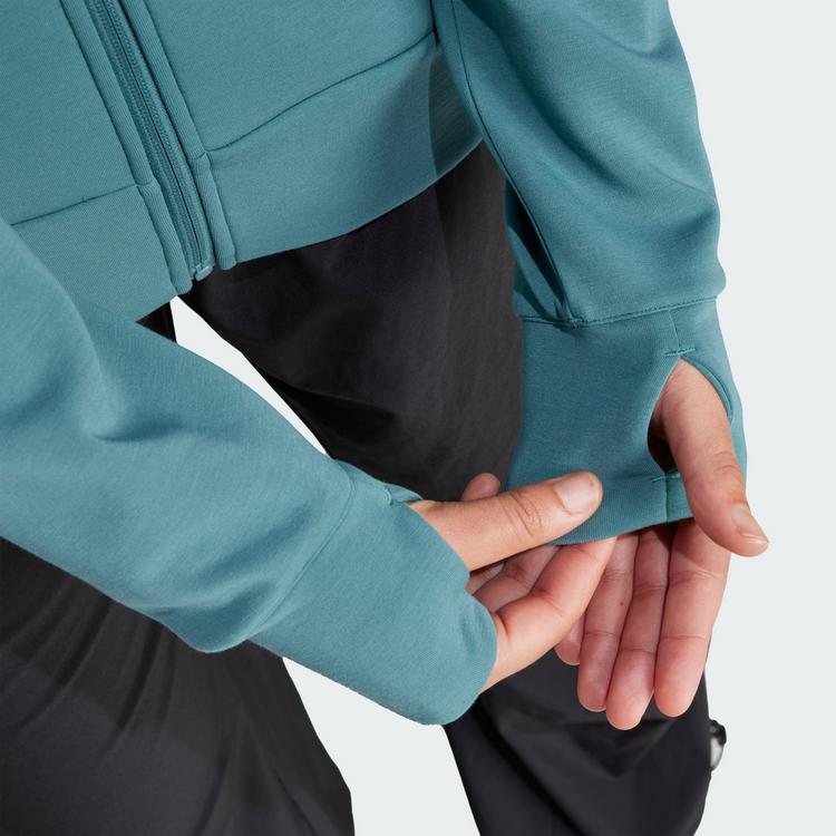 adidas adidas Designed 4 Training Kapuzenjacke Hoodie Damen - Preloved Teal - 1 | SportScheck