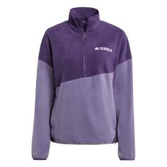 adidas TERREX Multi Climawarm Fleece Oberteil Fleecepullover Damen Aurora Plum / Preloved Violet / Aurora Black