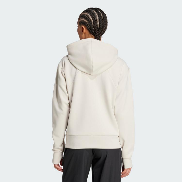 adidas adidas Designed 4 Training Kapuzenjacke Hoodie Damen - Beige - 1 | SportScheck