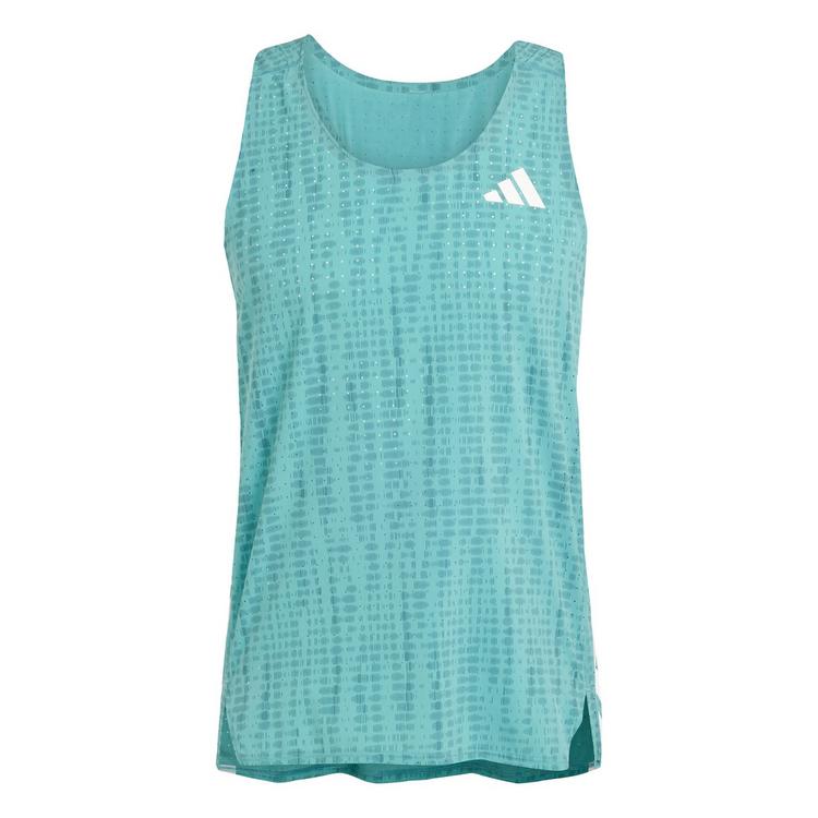 adidas adidas Adizero Running Singlet Funktionstank Herren - Powder Teal / Preloved Teal - 0 | SportScheck
