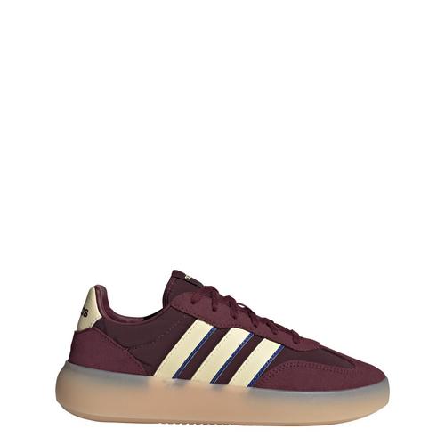 Rückansicht von adidas Barreda Decode Schuh Sneaker Damen Maroon / Warm Vanilla / Royal Blue