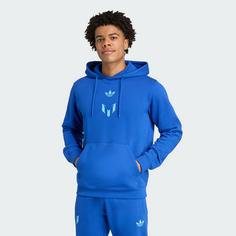 Rückansicht von adidas Messi Hose Trainingshose Herren Royal Blue