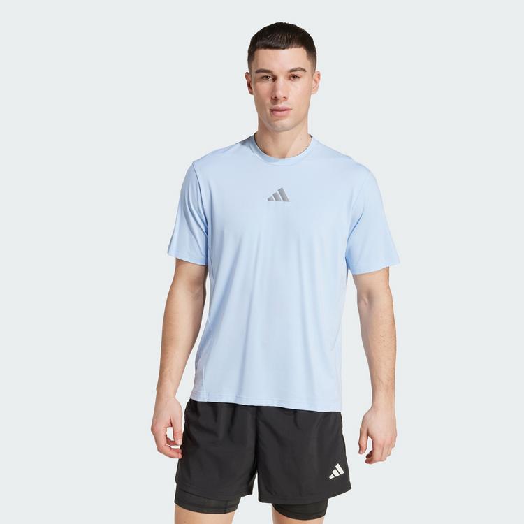 adidas adidas Designed-for-Training Intensity T-Shirt Funktionsshirt Herren - Glow Blue - 0 | SportScheck