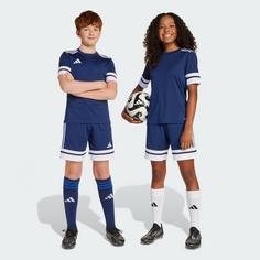 Rückansicht von adidas Squadra 25 Kids Shorts Fußballshorts Kinder Team Navy Blue 2 / White