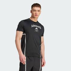 Rückansicht von adidas Designed-for-Training Legacy T-Shirt Funktionsshirt Herren Black / Chalk White