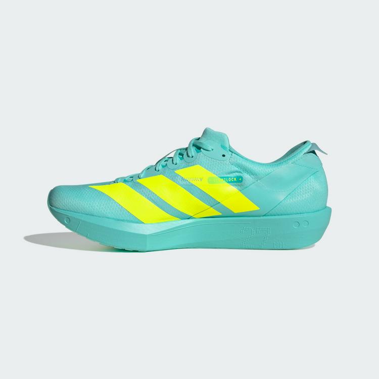 adidas adidas Adizero Adios 9 Laufschuh Laufschuhe Herren - Flash Aqua / Lucid Lemon / Zero Metalic - 5 | SportScheck