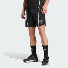 Rückansicht von adidas Designed-for-Training Legacy Shorts Funktionsshorts Herren Black / Chalk White