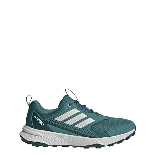 Rückansicht von adidas Tracefinder Trailrunning-Schuh Trailrunning Schuhe Herren Preloved Teal / Grey One / Semi Lucid Blue