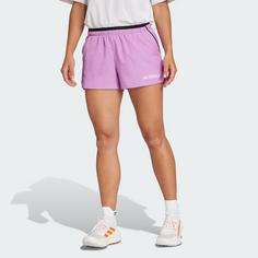 Rückansicht von adidas Terrex Multi Light Shorts Funktionsshorts Damen Preloved Purple