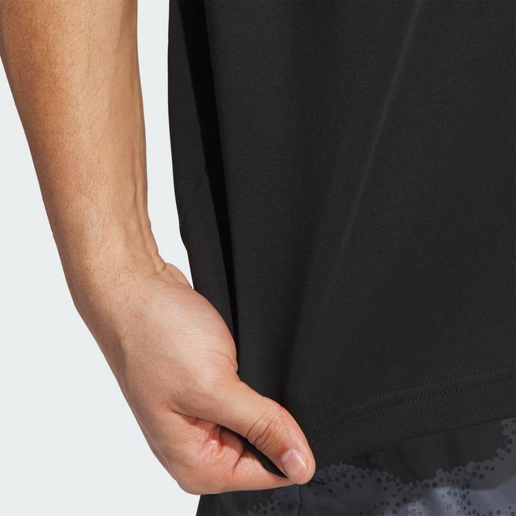 adidas adidas Anthony Edwards Believe That T-Shirt Basketball Shirt Herren - Black / Preloved Lime - 1 | SportScheck