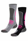 LASCANA Active Skisocken Socken Damen - schwarz - grau
