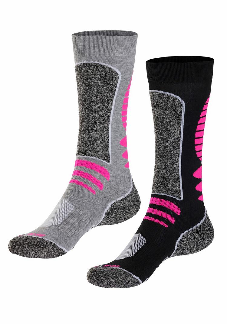 LASCANA Active LASCANA Active Skisocken Socken Damen - schwarz - grau - 0 | SportScheck