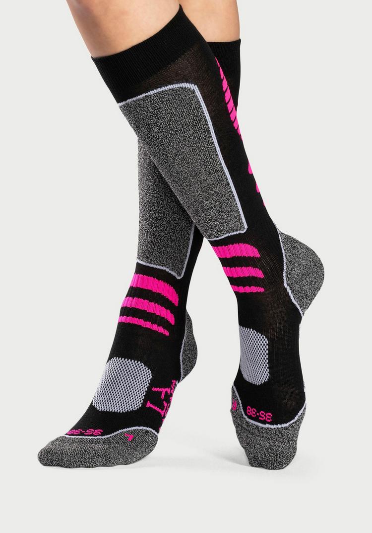 LASCANA Active LASCANA Active Skisocken Socken Damen - schwarz - grau - 1 | SportScheck