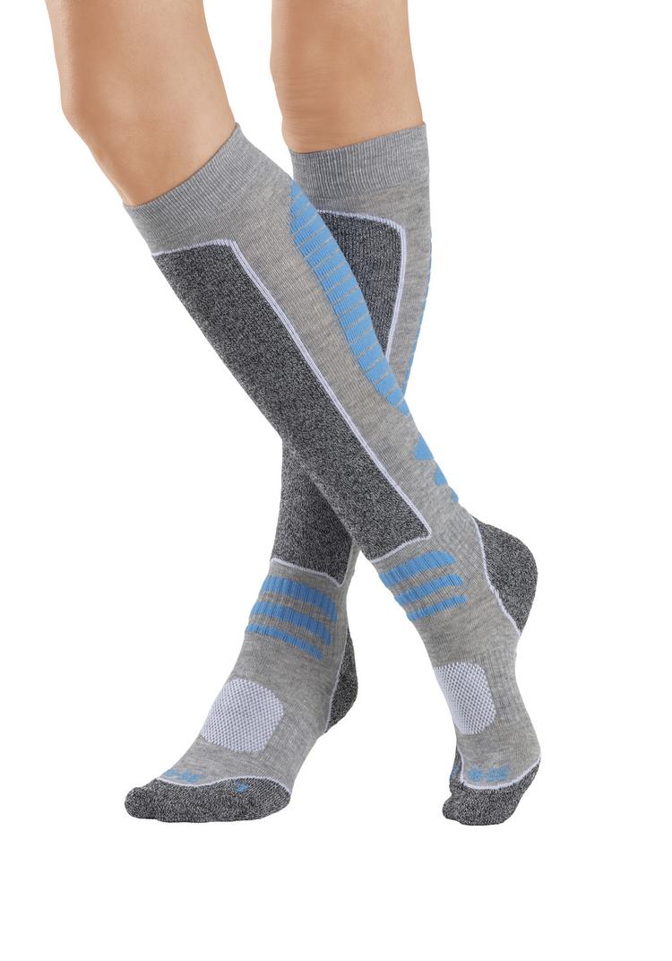 LASCANA Active LASCANA Active Skisocken Socken Damen - blau - 1 | SportScheck