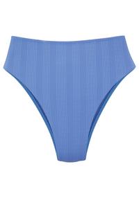 Copenhagen Studios Highwaist-Bikini-Hose Bikini Hose Damen - blau