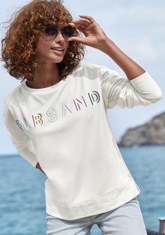 Rückansicht von ELBSAND Sweatshirt Sweatshirt Damen weiß