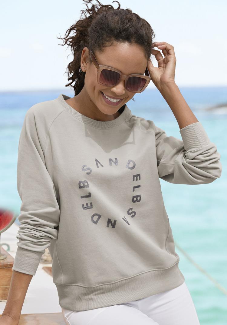 ELBSAND ELBSAND Sweatshirt Sweatshirt Damen - taupe - 1 | SportScheck